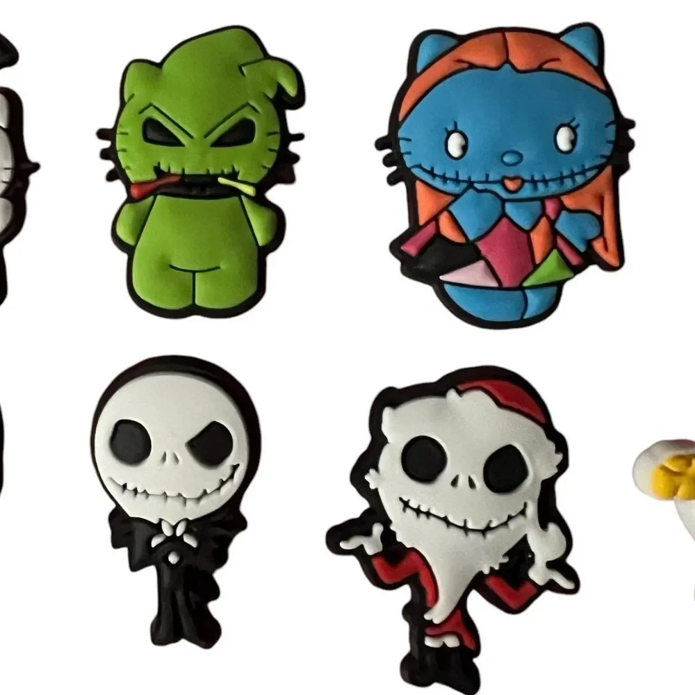 Nightmare Before Christmas Jack Skellington Hello Kitty Shoe Charms